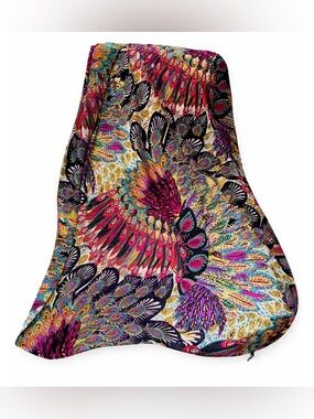 Vibrant Multicolor Paisley Wrap